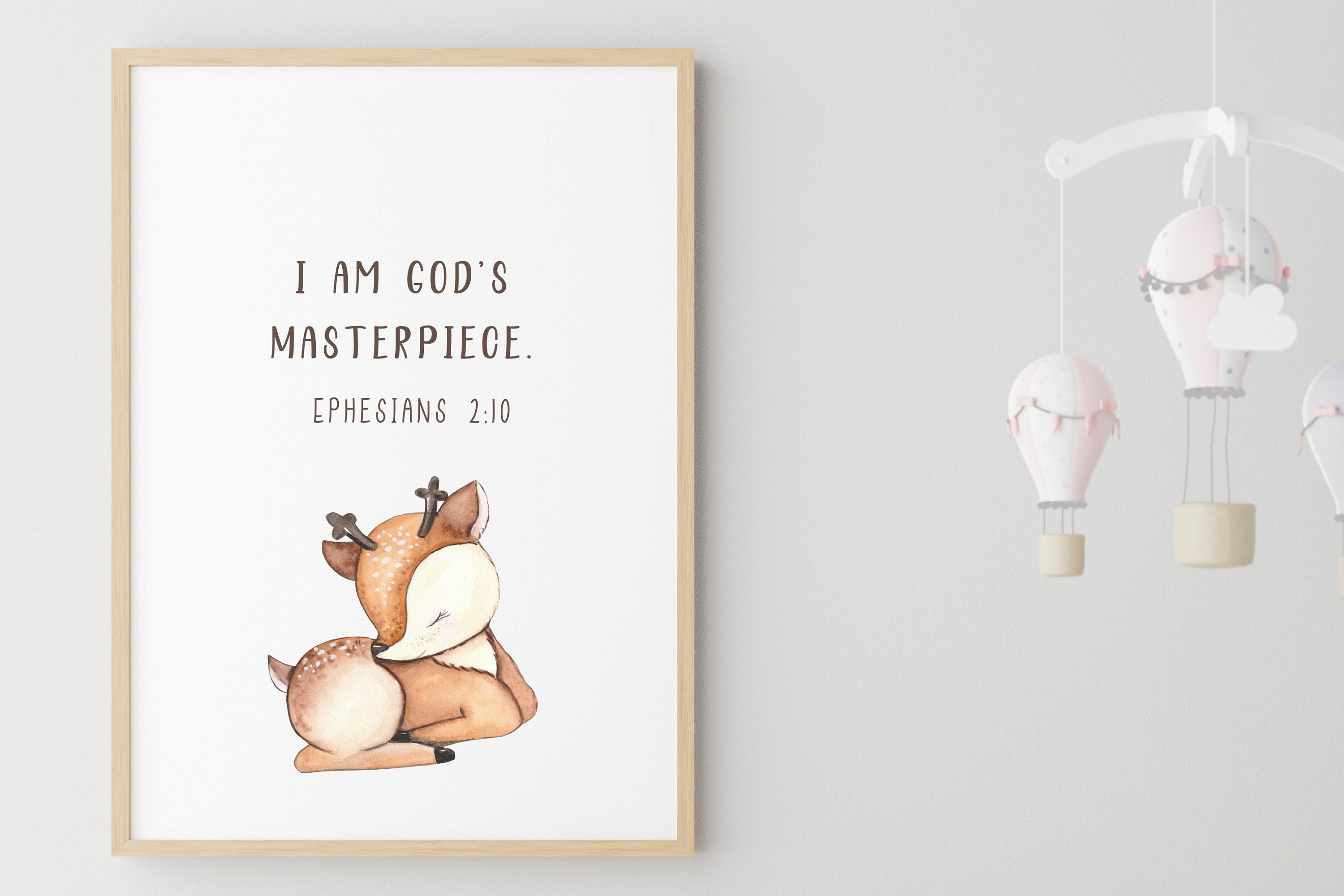 Woodland Animal Bible Verse Printable Wall Art Set of 3 Scripture ...