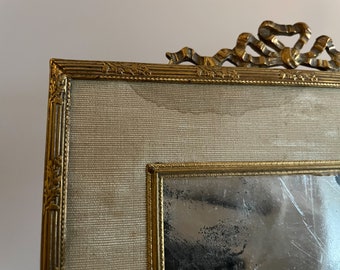Antique gilded frame Napoleon III in a Louis XVI style