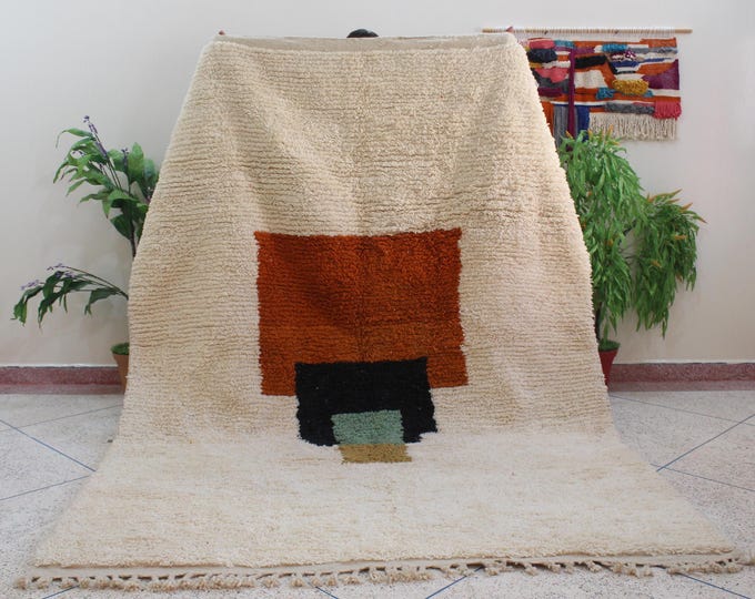 colorful moroccan rug, custom fabulous boujad rug, azilal rug, abstract multicolored carpet, handmade moroccan rug, bohemian rug