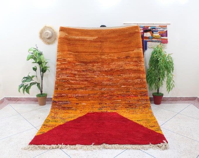 colorful moroccan rug, custom fabulous boujad rug, azilal rug, abstract multicolored carpet, handmade moroccan rug, bohemian rug