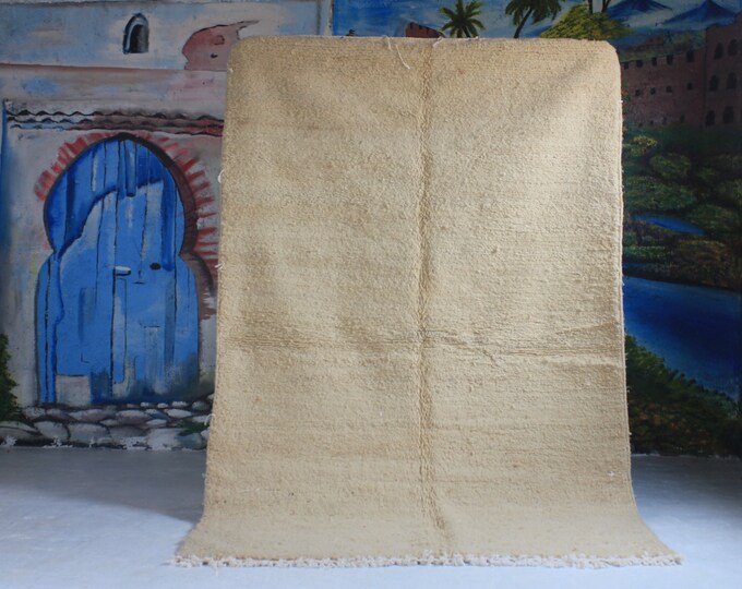 moroccan rug custom beni ouarain - authentic beni ourain rug, moroccan beni rug, natural wool area rug, handmade furniture