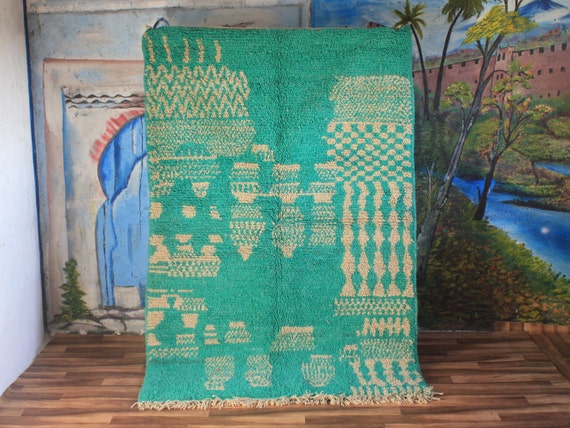 Colorful Moroccan Rug, Custom Fabulous Boujad Rug, Abstract Multicolored Carpet, Handmade Moroccan Rug, Bohemian rug
