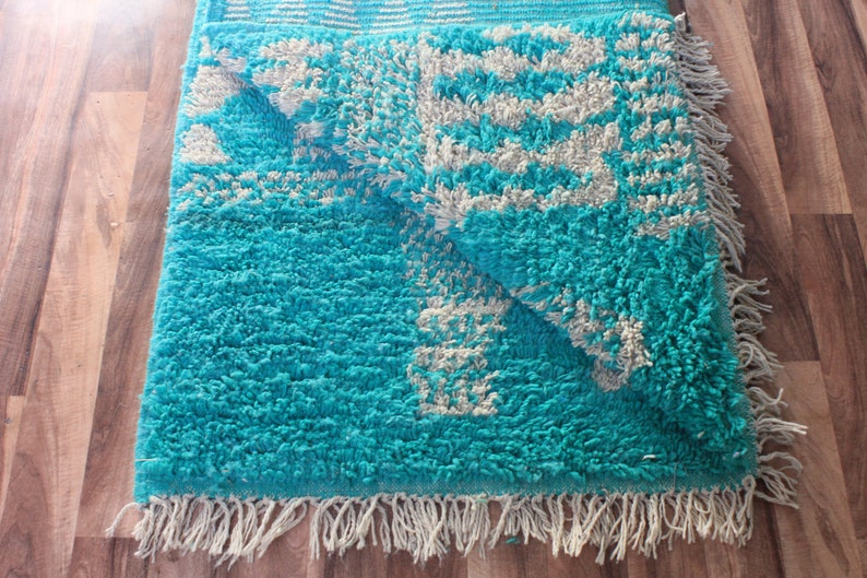 Colorful Moroccan Rug, Custom Fabulous Boujad Rug, Abstract Multicolored Carpet, Handmade Moroccan Rug, Bohemian rug image 9