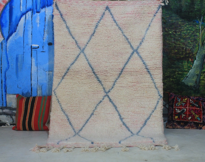 custom fabulous boujad rug, authentic moroccan rug, azilal rug, abstract multicolored carpet, handmade furniture, bohemian rug