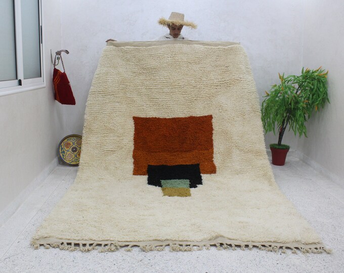 Authentic Moroccan Rug, Custom Fabulous Boujad Rug, Azilal rug, Abstract Multicolored Carpet, Handmade Moroccan Rug, Bohemian Rug