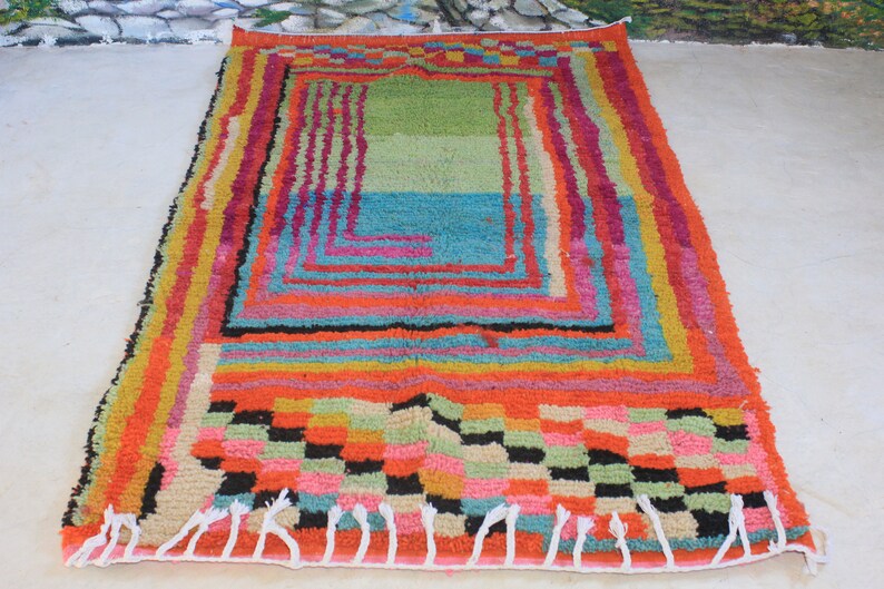 Costum Moroccan Colorful Rug, Authentic Moroccan rug, moroccan rug,
berber carpet,
colorful rug,
large area rug,
wool rug,
handmade rugs,
authentic rug,
custom moroccan rug,
tapis berbere,
tapis marocain,
area rug,
moroccan rug 8x10,
color full rugs,