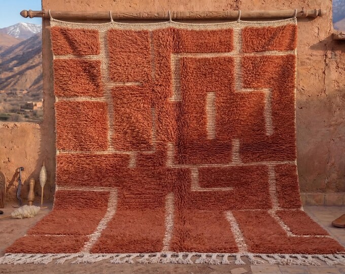 Authentic Moroccan Rug, Custom Fabulous Boujad Rug, Azilal rug, Abstract Multicolored Carpet, Handmade Moroccan Rug, Bohemian Rug