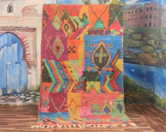 Moroccan rug, Berber rug, Custom Moroccan rug, Boujad Rug, Handmade rug, Moroccan shag rug, Morocco rug, Moroccan Berber rug