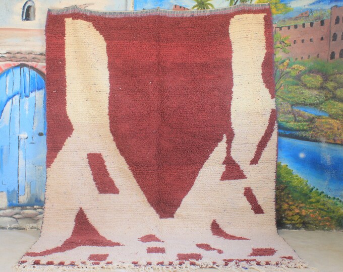 custom fabulous boujad rug, authentic moroccan rug, azilal rug, abstract multicolored carpet, handmade furniture, bohemian rug