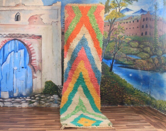 Moroccan rug Runner, Custom Hallway rug, Entryway rug, Long rug, Berber Rug Runner, Moroccan wool rug, Runner Rug, Moroccan Rug