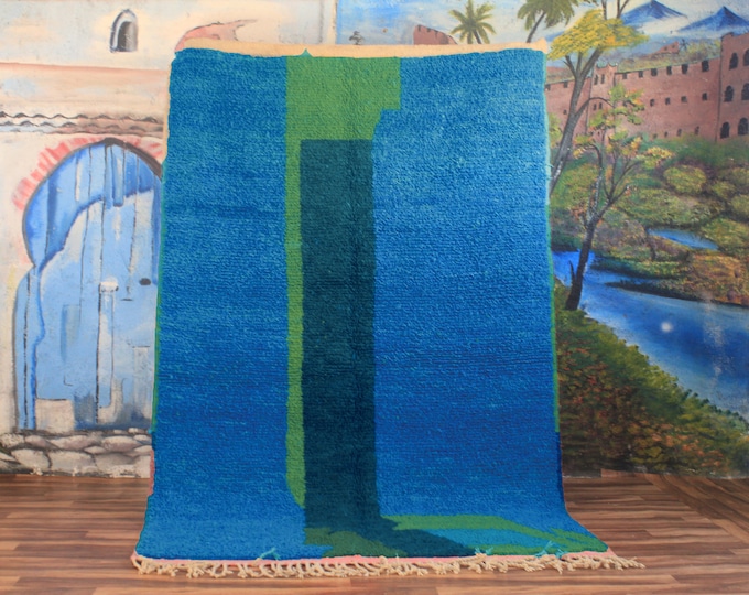 Authentic Moroccan Rug, Custom Fabulous Boujad Rug, Azilal rug, Abstract Multicolored Carpet, Handmade Moroccan Rug, Bohemian Rug