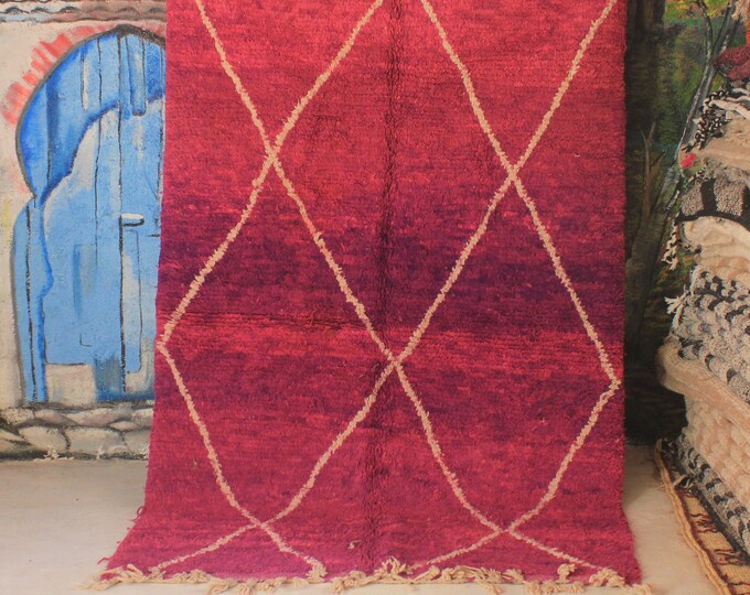 moroccan rug custom beni ouarain - authentic beni ourain rug, moroccan beni rug, natural wool area rug, handmade furniture