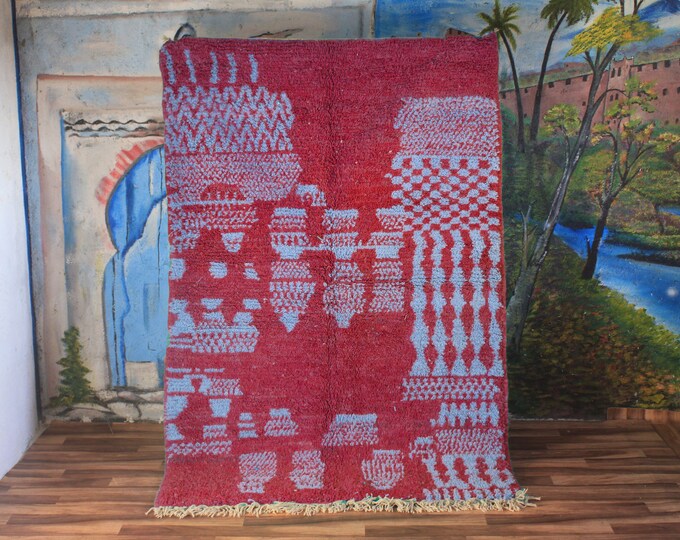 colorful moroccan rug, custom fabulous boujad rug, azilal rug, abstract multicolored carpet, handmade moroccan rug, bohemian rug