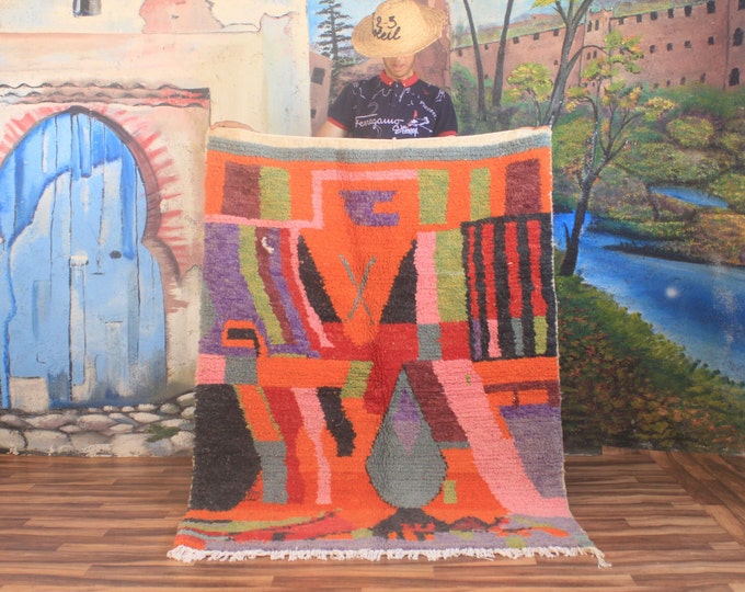 Moroccan rug, Berber rug, Custom Moroccan rug, Boujad Rug, Handmade rug, Moroccan shag rug, Morocco rug, Moroccan Berber rug