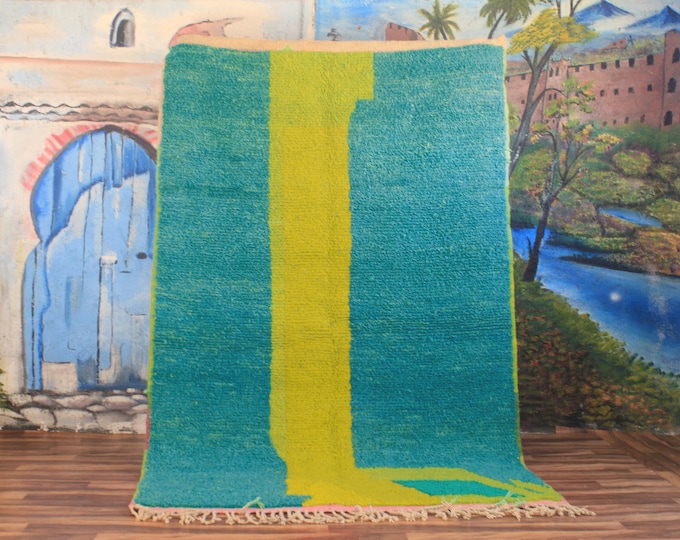 Authentic Moroccan Rug, Custom Fabulous Boujad Rug, Azilal rug, Abstract Multicolored Carpet, Handmade Moroccan Rug, Bohemian Rug