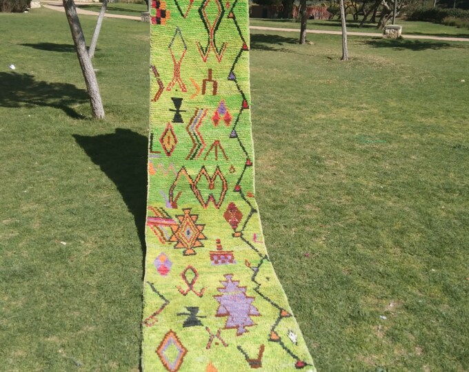 Custom Fabulous Boujad Rug, Authentic Moroccan Rug, Abstract Multicolored Carpet, Handmade Moroccan Rug, Bohemian rug