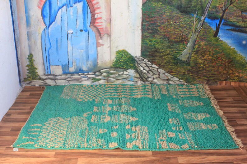 Colorful Moroccan Rug, Custom Fabulous Boujad Rug, Abstract Multicolored Carpet, Handmade Moroccan Rug, Bohemian rug image 3