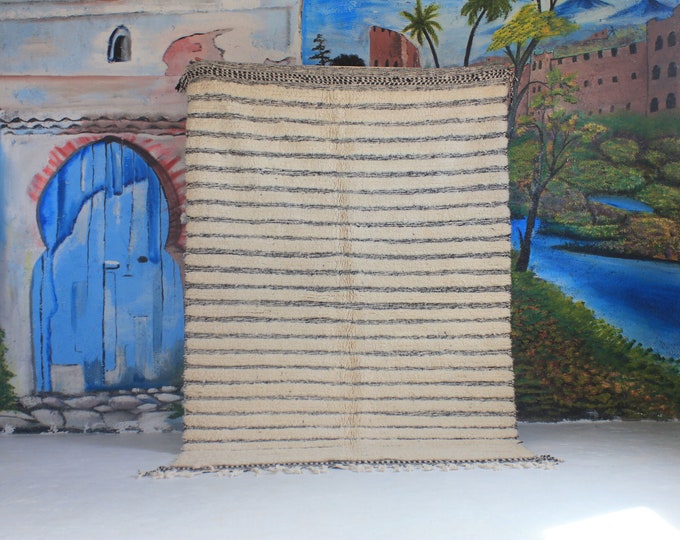 moroccan rug custom beni ouarain - authentic beni ourain rug, moroccan beni rug, natural wool area rug, handmade furniture