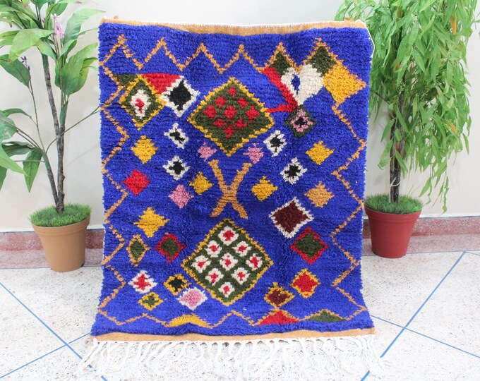 colorful moroccan rug, custom fabulous boujad rug, azilal rug, abstract multicolored carpet, handmade moroccan rug, bohemian rug