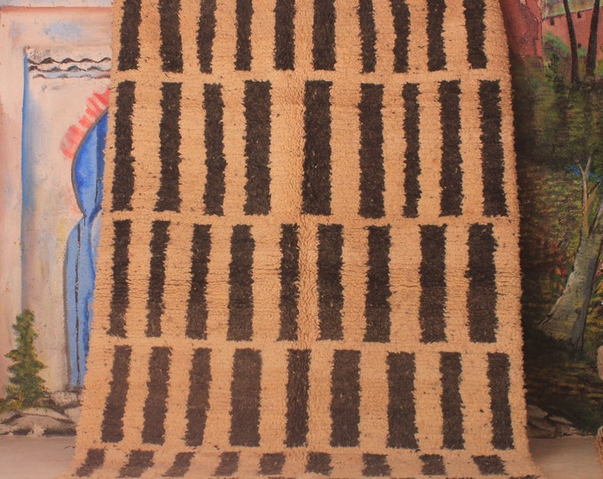 moroccan rug custom beni ouarain - authentic beni ourain rug, moroccan beni rug, natural wool area rug, handmade furniture