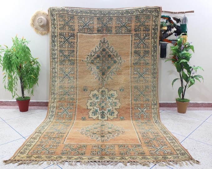 Authentic rug - Traditional Moroccan rug - Moroccan Vintage rug - Rug for living room - Tapis Berber