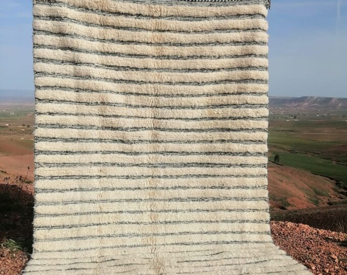 Moroccan Handmade Rug  Carpet Abstract Rug Handmade Wool Rug Berber Azilal Rug Handwoven Wool Rug