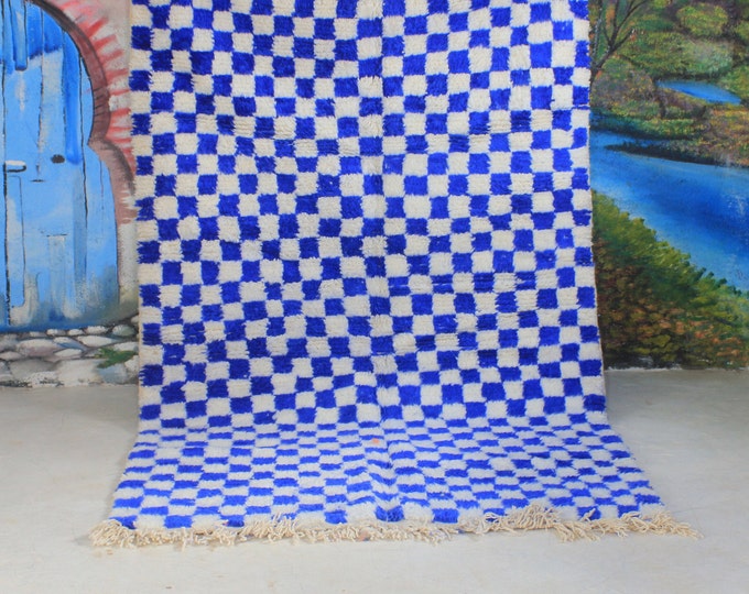 gorgeous beni ourain rug, checkered moroccan rug