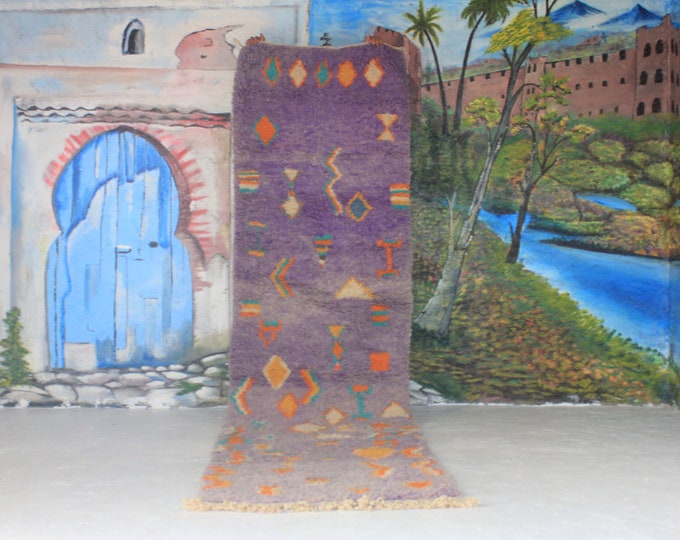 Custom Fabulous Boujad Rug, Authentic Moroccan Rug, Abstract Multicolored Carpet, Handmade Moroccan Rug, Bohemian rug