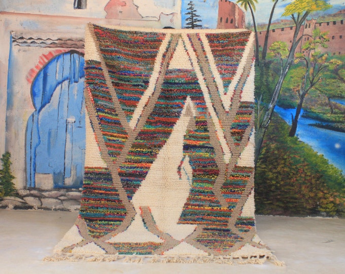 moroccan rug, custom fabulous boujad rug, authentic, azilal rug