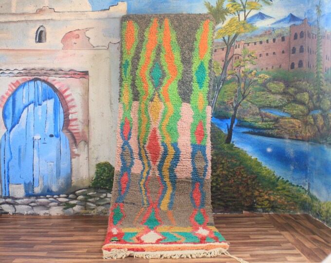 Moroccan rug Runner, Custom Hallway rug, Entryway rug, Long rug, Berber Rug Runner, Moroccan wool rug, Runner Rug, Moroccan Rug
