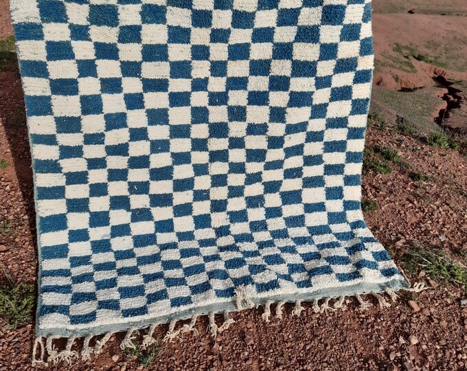 Fantastic moroccan Rug Handmade Wool Berber beni ourain Atlas Boujaad Carpet Berber Carpet