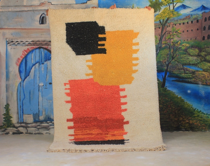 moroccan rug, custom fabulous boujad rug, authentic, azilal rug