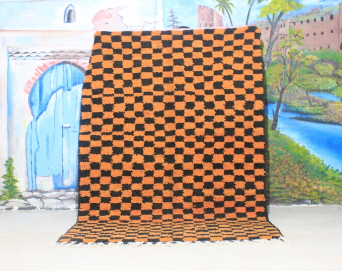 moroccan rug custom beni ouarain - authentic beni ourain rug, moroccan beni rug, natural wool area rug, handmade furniture