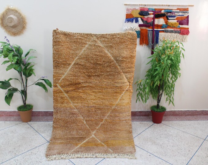 moroccan rug custom beni ouarain - authentic beni ourain rug, moroccan beni rug, natural wool area rug, handmade furniture