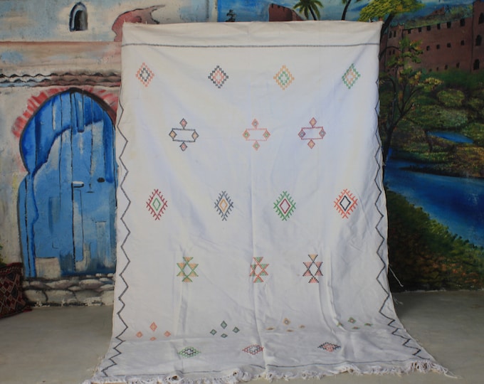 Custom Moroccan Runner, Azilal Runner Rug, White, Wool Rug, Berber Carpet, Bohemian Rug, Abstract Rug, Handwoven Rug, Handmade Rug