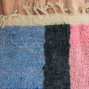 Colorful Moroccan Rug, Custom Fabulous Boujad Rug, Abstract Multicolored Carpet, Handmade Moroccan Rug, Bohemian rug image 6