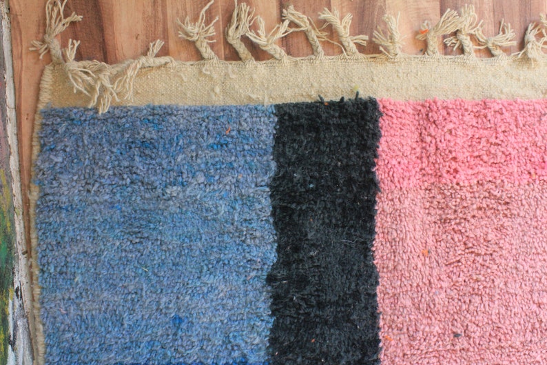 Colorful Moroccan Rug, Custom Fabulous Boujad Rug, Abstract Multicolored Carpet, Handmade Moroccan Rug, Bohemian rug image 6