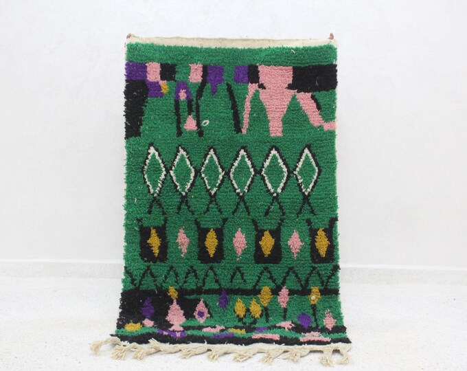 colorful moroccan rug, custom fabulous boujad rug, azilal rug, abstract multicolored carpet, handmade moroccan rug, bohemian rug