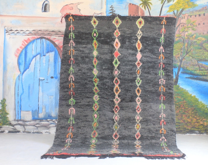 moroccan rug custom beni ouarain - authentic beni ourain rug, moroccan beni rug, natural wool area rug, handmade furniture