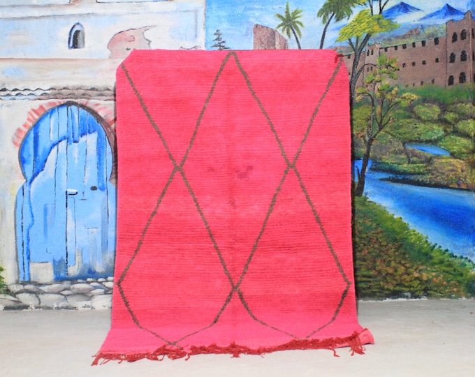 moroccan rug custom beni ouarain - authentic beni ourain rug, moroccan beni rug, natural wool area rug, handmade furniture