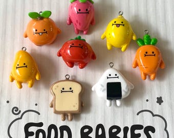 Food Babies Keychain Series Vol. 1 | Handmade Polymer Clay Charm