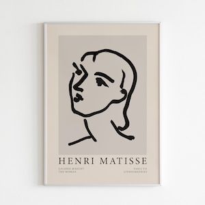 Henri Matisse, Print, Matisse Print, Matisse The Woman Poster, The Woman Print, Matisse Print, Canvas Poster, Digital Download