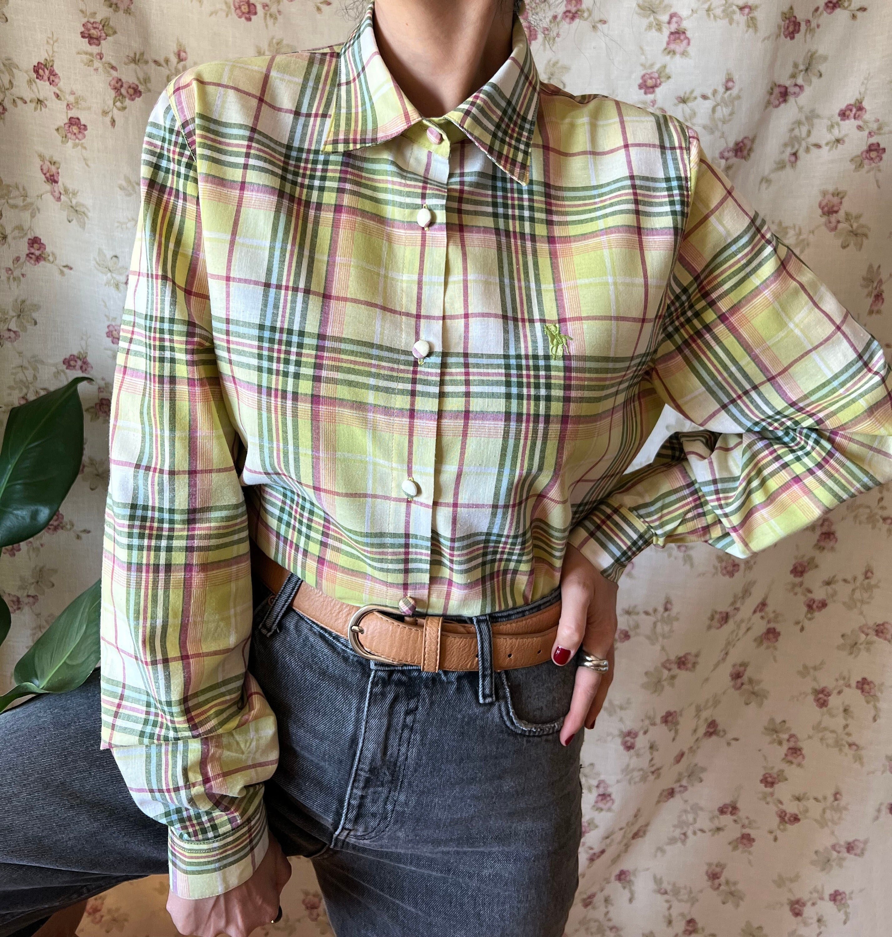 50s Plaid Shirt - Etsy