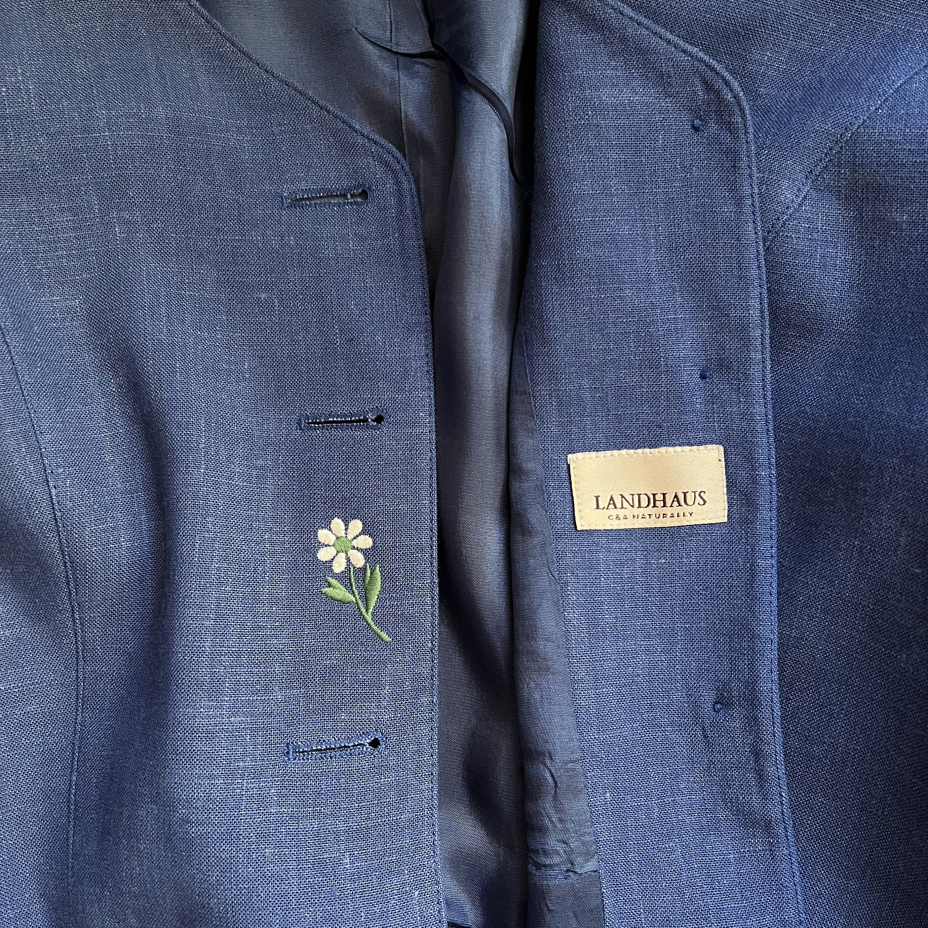 Vintage Tyrolean Jacket Edelweiss Embroidery M, Trachten