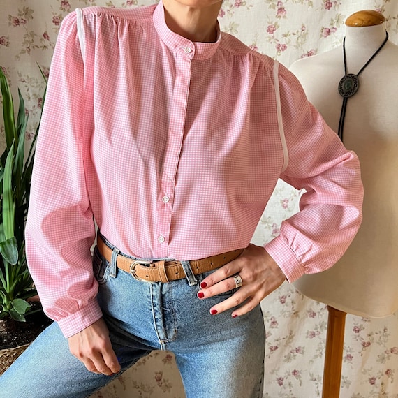 Charming Vintage Lilac Cinch Shirt for Girls