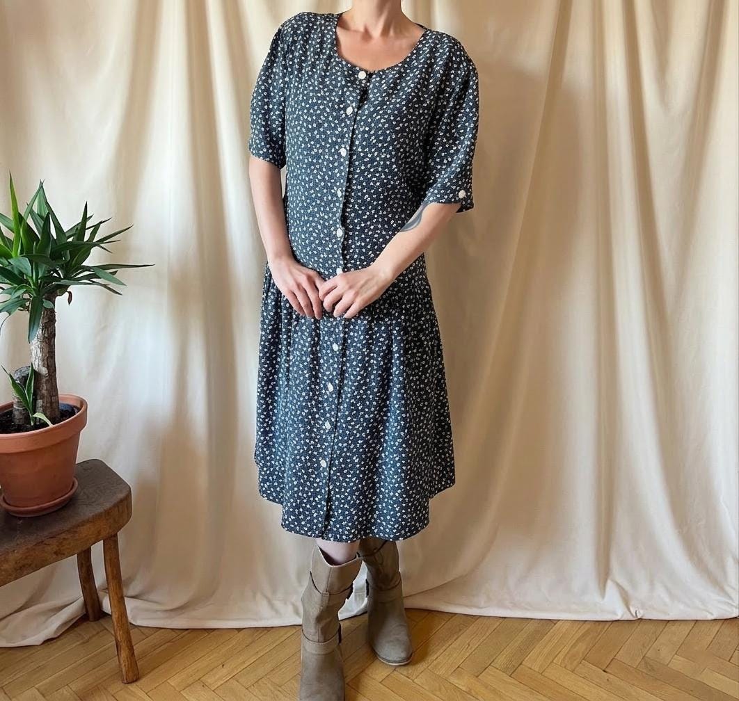 midi dress for birthday women PRETTYGARDEN Women's Casual Dresses Square Neck Short Sleeve Smoc Color:Blush Multi Easter Dresses or a romantic vacation Sage Green Birthday Dress