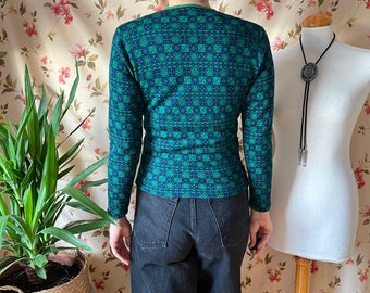 【vintage】60's 70's ヴァージンウール カーディガン vintage】60's 70's ヴァージンウール カーディガン