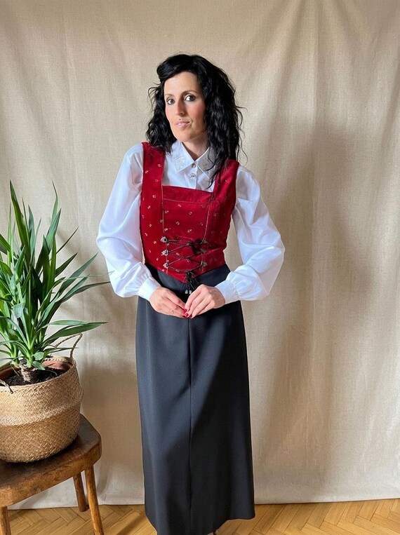 corset pinafore dress Plus Size - Nightfall Corset Pinafore