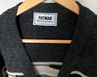 Vintage Men's Cardigan 3XL 90s, Plus Size Grandpa Jacket Oversized
