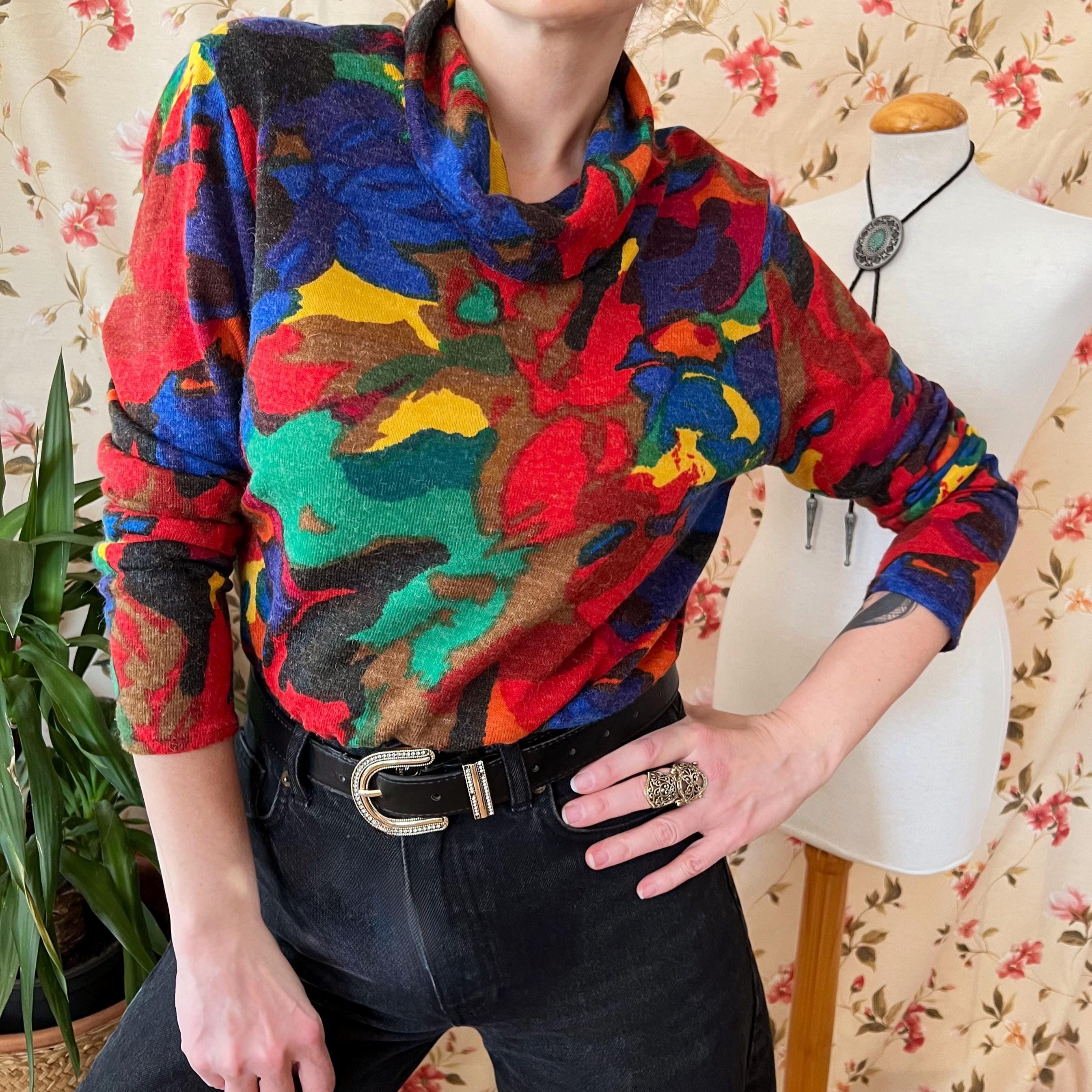 トップス [ItalyVintage]80s MultiColor Turtleneck トップス [ItalyVintage]80s MultiColor Turtleneck Incredible